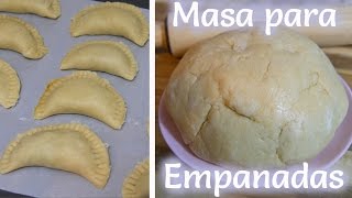 Masa Para Empanadas Saladas  Mi Cocina Rápida [upl. by Ardnuassac45]