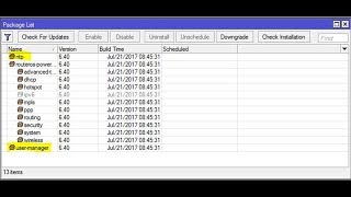 How to Install Extra Packages User Manager in MikroTik RouterOS [upl. by Liagaba235]