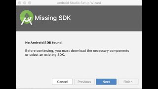 SDK missing   Android Studio SDK not found FIX [upl. by Annehsat219]