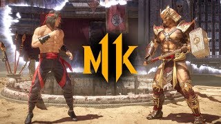 Mortal Kombat 11  Liu Kang vs Shao Kahn [upl. by Anemolif988]