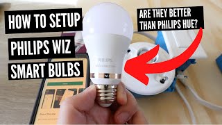 How To Set Up Philips Wiz Smart Light Bulb  Better Than Philips Hue [upl. by March101]