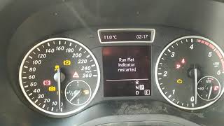 How to Reset Tire Pressure Monitoring in MercedesBenz Bclass TPMS [upl. by Ware789]