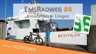 Mit dem Fahrrad an die Nordsee  EmsRadweg 4 von Emsdetten bis Lingen [upl. by Cost]