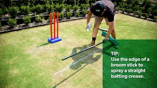 How to make your own Backyard Cricket Pitch [upl. by Cyprian]