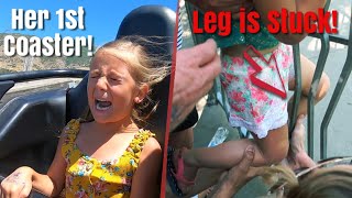 Girls have DRAMATIC Experience at AMUSEMENT PARK  LAGOON PARK UTAH [upl. by Zetrauq]