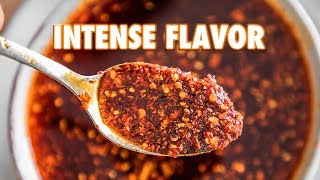 How To Make Proper Chili Oil Chinese Style [upl. by Denie]