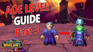 WoW Classic  How to AOE Level a Mage FAST Alliance 2232 [upl. by Airet]