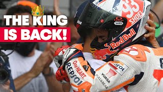 Marc Marquez Wins Again After 581 Days  MotoGP Germany [upl. by Ardnusal449]