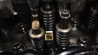 VOLVO CAMSHAFT SEAL REPLACEMENT WITHOUT CAM LOCKING TOOL NONVVT  TIMING BENT TENSIONER SETTINGS [upl. by Orten]