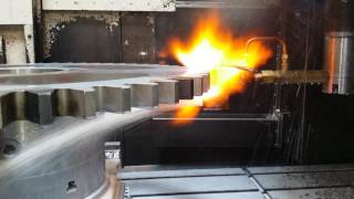 Flame Hardening Gear Teeth [upl. by Palmore]