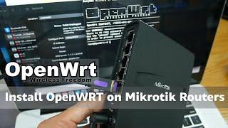 Install OpenWRT on Mikrotik routers  Mikrotik HAP AC2 [upl. by Eelra208]