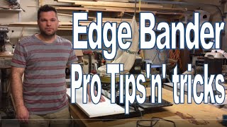 Edge Bander demo and using tips [upl. by Hanser]