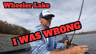 Wheeler Lake I was WRONG [upl. by Ame]