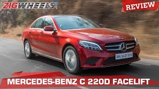 MercedesBenz C 220d Facelift Review  More Than Meets The Eye  Zigwheelscom [upl. by Uhthna253]