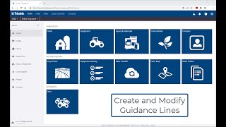 Guidance Lines Feature  Online Training  Trimble Ag Software [upl. by Anaizit880]