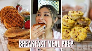 KETO BREAKFAST MEAL PREP Keto Egg Bites amp Keto Waffles TWO EASY BREAKFAST MEALS ONLY 2 NET CARBS [upl. by Neona]