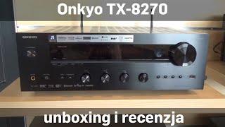 Onkyo TX8270 Amplituner stereo unboxing i recenzja sklepRMSpl english subtitles [upl. by Euqinomad]