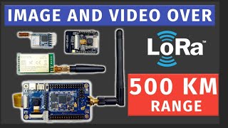 LoRa Image and Video transmission wireless  ML on EdgeX [upl. by Orella]