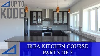 IKEA Kitchen Cabinet Course Part 3 of 5 Installing IKEA Rails amp Custom Filler Panels [upl. by Rasaec]