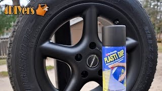 DIY How to Plasti Dip Wheels [upl. by Bonina]