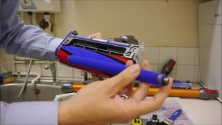 How to clean and maintain the Dyson V8 Cordless Vacuum Cleaner [upl. by Grose]