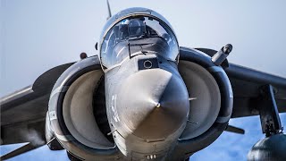 AV8B Harrier II Vertical Take Off amp Landing  Flight Ops [upl. by Rist]