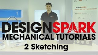 DesignSpark Mechanical Training  2 Sketching [upl. by Linell]