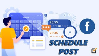 How To Schedule a Post On Facebook Page NEW [upl. by Jannel290]