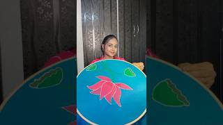 Lotus painting 🎨🪷on plain dress ఎలా ఉంది telugu ytshorts shorts trending fabricpainting 1m [upl. by Fuld77]