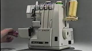 Singer Ultralock Instructional Video 1987 Sewing Machine [upl. by Enaid]