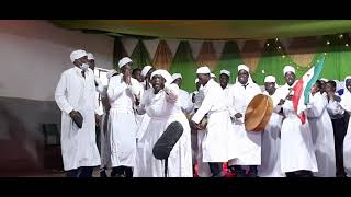 The chavakali friends choir perfoming a traditional sacred folk song at vihiga county extravaganza [upl. by Yvon]