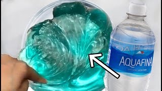 1 INGREDIENT SLIME 💧 ❓ WATER  slime [upl. by Jowett]