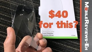 Is it worth 40 dollars Belkin InvisiGlass Ultra Review  iPhone 7 Glass Screen Protectors [upl. by Avla]