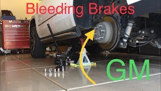 Bleed Brakes GM Yukon Tahoe Suburban Sierra Silverado Escalade GMC Chevy Cadillac [upl. by Pearla]