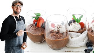 Perfect Chocolate Mousse Recipe [upl. by Ainival]