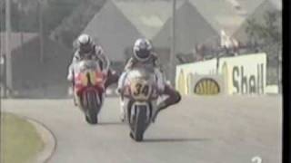 Moto Gp Donington 1991 Schwantz vs Rainey 500cc Motociclismo [upl. by Ainoz]