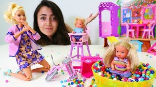 Barbie meslek seçiyor Sevcan ile kız videoları derlemesi  1 [upl. by Nylirrej]