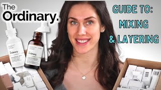 The Ordinary  ULTIMATE GUIDE TO MIXING amp LAYERING SKINCARE [upl. by Nosauq]