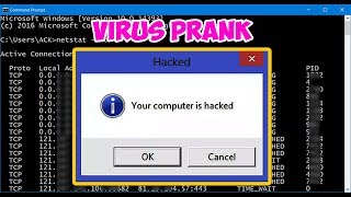 How to Create an Funny Harmless Computer Virus Prank Fake Virus  Notepad virus CMD Trick [upl. by Lin]