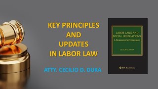 KEY PRINCIPLES amp UPDATES IN LABOR LAWS [upl. by Jarus288]