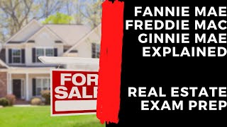 Fannie Mae Freddie Mac Ginnie Mae  Chapter 15 [upl. by Ecnedurp]