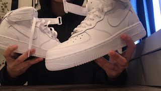 How to Lace Nike Air Force 1👟🔥 BEST WAY [upl. by Nappy56]