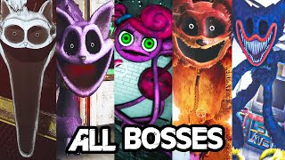 Poppy Playtime Chapter 1 2 3  ALL BOSSES  ALL ENDINGS 4K [upl. by Layman]