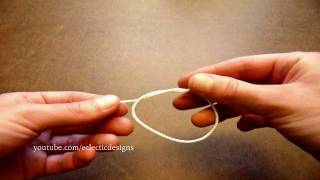 How to Tie Four Basic Knots  Jewelrymaking Techniques [upl. by Eelitan494]