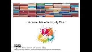 Fundamentals Of A Supply Chain [upl. by Alexander]