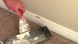 How to repair damaged baseboards [upl. by Karlene]