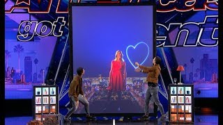 Tony amp Jordan French Twins SHOCK with Virtual Magic on America’s Got Talent [upl. by Otreblaug]