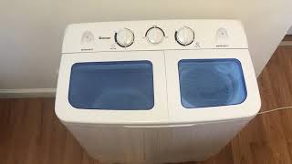 Giantex portable washing machine review amp demo [upl. by Dominus]