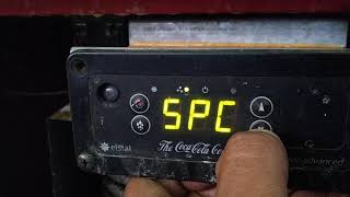 como ajustar o temperatura do controlador ems55advanced [upl. by Ralyat]