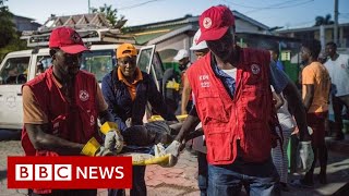 Haiti quake deaths soar as rescuers search rubble  BBC News [upl. by Ettenaej927]